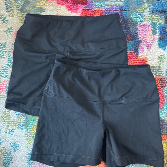 TWO-PACK Yogalicious Lux Bike Yoga Black Shorts size small, great condition! - Picture 3 of 3